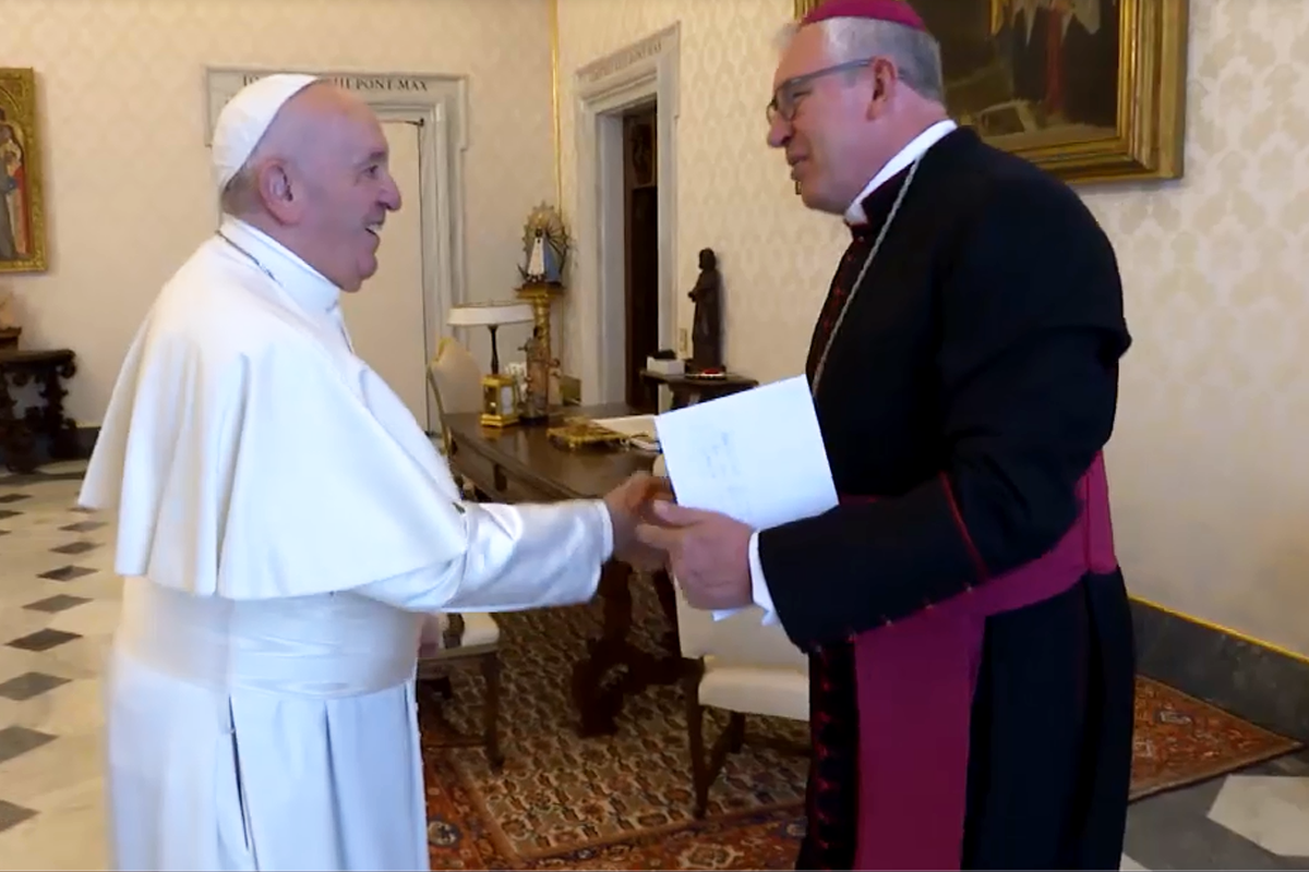 Papa recebe Dom Geremias e demais bispos paranaenses